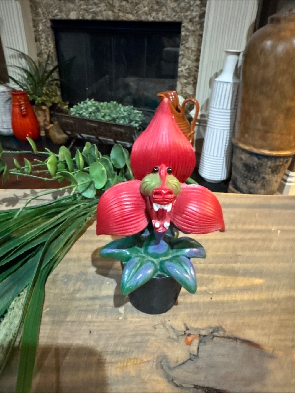 Snap Dragon Spellbound Plant Figurine Resin 5.5'' Tall